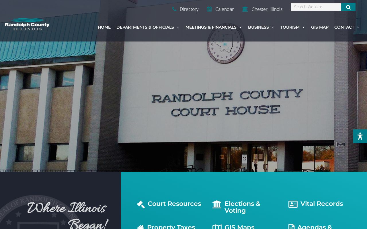 Randolph County Illinois government directory and courthouse contacts
