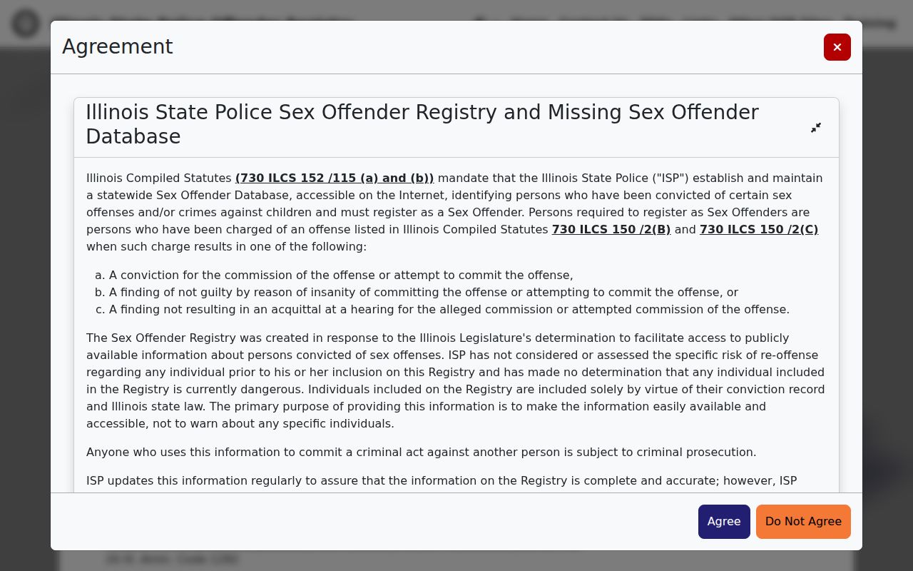 Randolph County criminal court cases and Illinois registry records